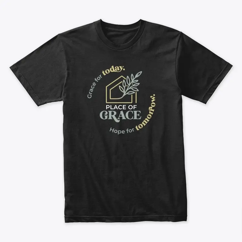 Place of Grace Logo Tee - Black